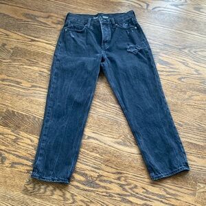 Old Navy high rise slouchy straight secret slim pockets